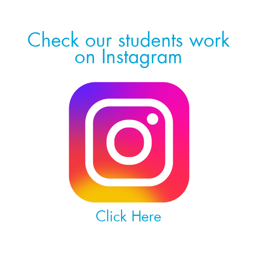 Check our students work on Instagram